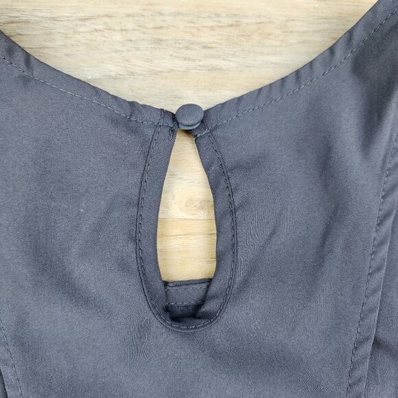 🔹️Rue21 Gray w/Coral Embroidered Aztec Print Sleeveless Dress Large - Picture 5 of 12